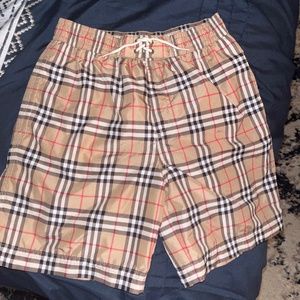 Burberry boys swim trunks